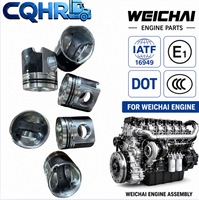612600030150 Original for WEICHAI Piston Assembly for WD12G WD615 WP10 WP12 Engine HOWO SITRAK SHACMAN Heavy Duty Truck