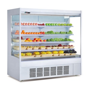 Comercial Profesional |   Ahorro de Energía |   Refrigerador Comercial Multideck de Exhibición Abierta para Supermercados, para Verduras, Frutas y Bebidas - Product Image 4