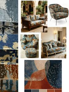 Tela de terciopelo jacquard de 350 g/m² para sofá - Product Image 6