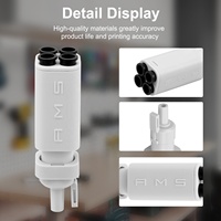 AMS Lite Filament Hub Komponen Saklar Lima Jalur Bahan Habis Pakai Pencetakan Multi-Warna untuk Suku Cadang Bambu Lab A1/A1 Mini