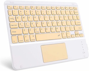 Mini juego de teclado y ratón inalámbrico para juegos Óptica blanca Delgada 78 teclas para escritorio/computadora portátil en stock - Product Image 2
