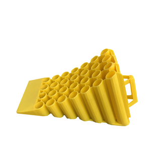 ホイールチョックストッパーハンドル付き大型プラスチックホイールハンドル付きカーキャンパーRVトレーラートラック - Product Image 4