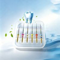 Limes rotatives endodontiques NiTi Wave One pour rétraitement de canal radiculaire, haute flexibilité, électriques, 19-31mm