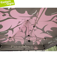 10x10 tenda portabel luar ruangan lipat meregang kustom cat lipat tenda Pop up 10x10 perdagangan komersial acara kanopi tenda