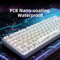 Teclado Magnético con Cable OEM ODM MG75MAX de 81 Teclas, Frecuencia de Escaneo de Tecla Única de 256KHZ, Revestimiento Nano PCB, Resistente al Agua, Efecto Hall 8KHZAR