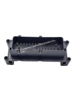 1-1718093-1 Module de connecteur automobile domestique enfichable, 42 broches, 3 rangées, à montage sur carte, connecteur mâle à broches droites, isolation PBT, 12V