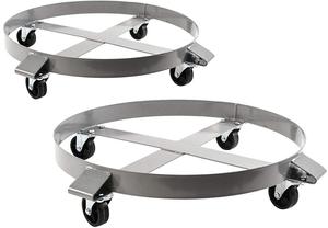 De servicio pesado tambor de muñecas 1000 libras-<span class=keywords><strong>55</strong></span> galones ruedas giratorias de marco de acero no propina camión de mano capacidad <span class=keywords><strong>Dolly</strong></span> - Product Image 5