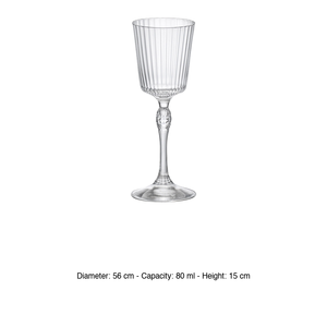 Copa de Vino Bormioli Rocco Cordial America 8 cl, Suministros para Hoteles y Restaurantes, Suministros para Bares, Venta al por Mayor - Product Image 3