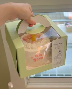 Boîte à gâteau en carton ondulé biodégradable et recyclable de haute qualité, livraison rapide, boîte à lunch, boîte à café, boîte artisanale - Product Image 2