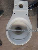 GREPL WC à poser au sol, élégant et moderne, en céramique et PP, deux pièces, style iranien, à double chasse, avec siphon en S, blanc, de fabricant indien