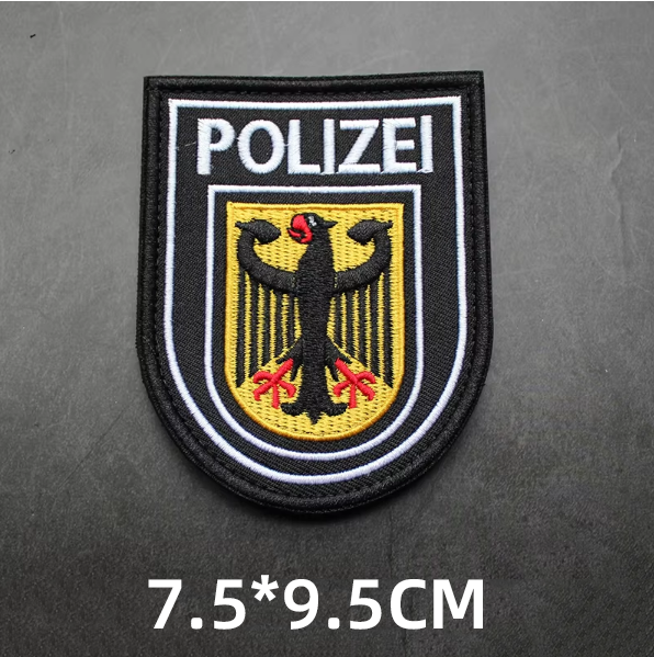 Scudo colorato della Polizei