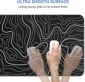 Dòng tối giản lớn tấm lót chuột nhà máy Trung Quốc bán buôn tùy chỉnh in kích thước tùy chỉnh vải trống thăng hoa chuột Pad - Product Image 4
