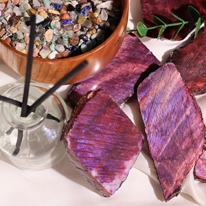 Venta al por mayor de losas de cristal de piedra lunar roja pulida de alta calidad, especímenes de cristal con destellos para sanación y decoración del hogar - Product Image 5