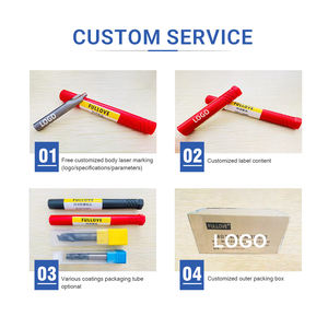 ดอกกัดสำหรับงานกัดคาร์ไบด์ปลายงานกัด CNC เราเตอร์ทังสเตนคาร์ไบด์บอลจมูก2ขลุ่ย - Product Image 4