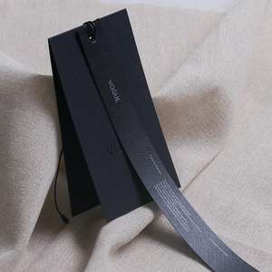 Vente directe d'usine Étiquette suspendue en papier personnalisée spéciale Conception gratuite Étiquette suspendue pour vêtements pour hommes et femmes - Product Image 2