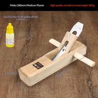 Set Alat Pertukangan Kayu Meike, Planer Dorong Manual untuk Pekerjaan Kayu di Rumah, Planer Kayu Kecil untuk DIY