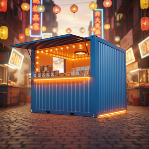 Unité de logement modulaire en acier préfabriquée LDYZ, maison conteneur à 2 ou <span class=keywords><strong>3</strong></span> chambres pour les vacances en famille - Product Image 1