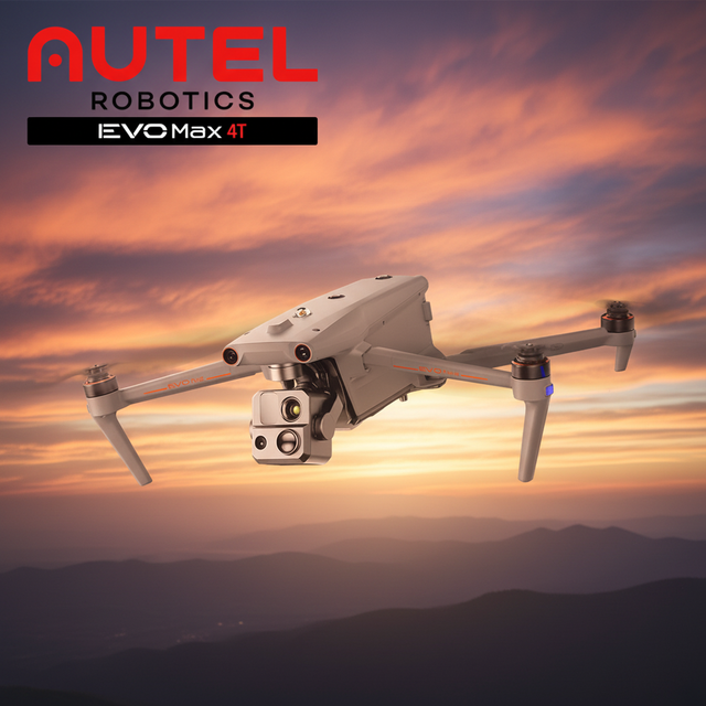 Autel Robotics EVO Max 4T Expert Thermal 8K Dual Camera Commercial Drone with Over 10KM Transmission and Remote Control