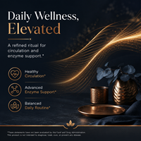 Gélules de bien-être pour la circulation sanguine avec mélange d'enzymes Nattokinase, Vitamine K2 et Coenzyme Q10