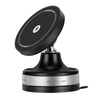 Support de chargeur de voiture magnétique sans fil en gros, rotation à 360°, fixation tableau de bord, QC3.0/PD3.0 Type-C 15W, fourni par l'usine
