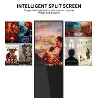 Support LED LCD Capacitif Tactile Interactif Intégré Système Android Win10 Totem Vertical de 32 Pouces Signalisation Numérique Et Affichages