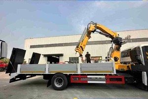 Grúas montadas en camión Isuzu Giga, grúa montada en camión con pluma de nudillos de 10 <span class=keywords><strong>toneladas</strong></span>, grúa montada con brazos hidráulicos plegables a la venta - Product Image 3