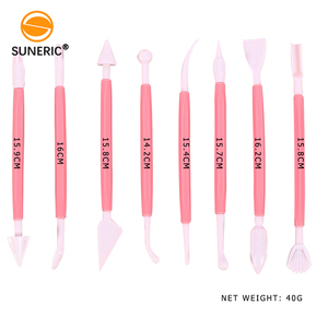 Ensemble d'outils de poterie <span class=keywords><strong>en</strong></span> plastique fondant pour la décoration de gâteaux et la cuisson - Product Image 2