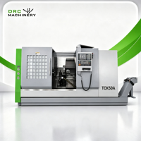 Tour horizontal CNC à banc incliné TCK50A-800 de haute qualité, commande GSK, haute précision, 220V, pour usinage automatique du métal
