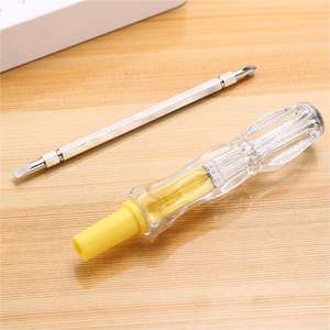 Оптовая Продажа с фабрики 198 # большая двухстороная стальная пробная ручка двойного назначения электрическая крестовая отвертка с функцией напряжения - Product Image 4