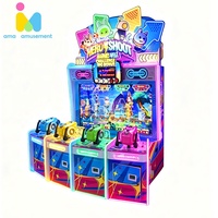 Machine de jeu vidéo d'arcade à monnayeur pour 4 joueurs, thème Héroïque de tir, avec système de récompense