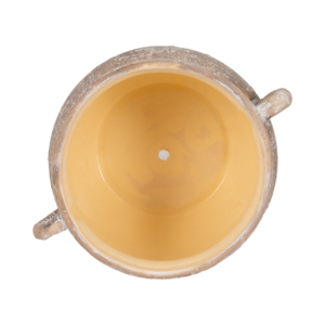 Vaso in Ceramica Stoneware Rotondo con Manici per Piante da Interno ed Esterno - Product Image 6