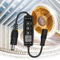 Télécommande sans fil RF 11 touches DC5-24V pour bande LED monochrome, contrôle par bouton APP pour rubans LED 3528 5050