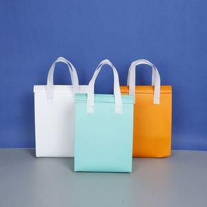 Customized Logo Takeaway Lunch Food Beverages Packaging Thermal Insulated Cooler Bag for Take Away Barbecue - Product Image 2