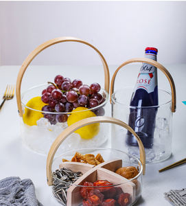 Plato de Vidrio de Borosilicato Moderno Wonder para Almacenamiento de Frutas con Asa, Ecológico, Venta al por Mayor, Tamaños Grandes - Product Image 2