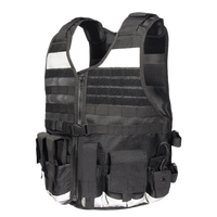 Gilet tactique réfléchissant léger et imperméable à haute visibilité pour la sécurité routière