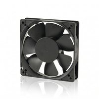 Ventilador Axial sin Escobillas de 120 mm, 12V/24V CC, IP68 Impermeable, para Paneles Eléctricos, Gabinetes e Inversores