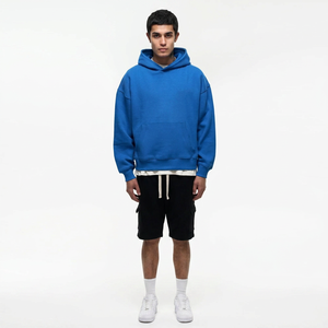 Sudadera con Capucha para Hombre, Corte Regular, Algodón y Poliéster, Forro Polar, Transpirable, Secado Rápido, Invierno, Logotipo Frontal - Product Image 1