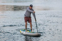 Kayak gonflable multifonctionnel en PVC stable, planche à pagaie tandem, planche de surf, portable, double place, pour usage familial en plein air