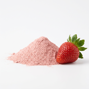 Suministro Directo de Fábrica: Polvo de Fresa 100% Puro Liofilizado, 80-100 Mallas, Certificado ISO22000 para Uso Lácteo - Product Image 1