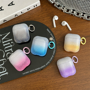 Funda Protectora para Auriculares con Diseño de Diamantes Degradados para Apple AirPods 1/2/3/Pro, Funda Brillante para Auriculares - Product Image 4