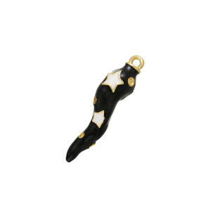 Delicato Ciondolo Portafortuna Corno Italiano Smaltato per Collana Fai-da-Te Personalizzato Multicolore Accessori per Gioielli - Product Image 6