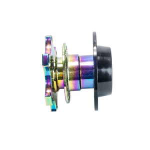 POYRACING <b>Racing</b> Steering <b>Wheel</b> Quick Release 3859CR Seven Color Adjustable Height Adapter For Car Steering <b>Wheel</b> - Product Image 3