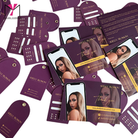 Cartes de remerciement en papier durable MUYANG en promotion – Toutes couleurs, conseils de soins capillaires inclus