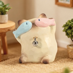 Genuine Meow PAI Emotion Resin Blind Box Creative Couple Figurines for 5-7 Years Old Siamese Cat Ornament Birthday Gift for - Product Image 4
