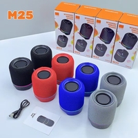 NOUVEAU M25 Enceintes sans fil DJ deux-en-un pour extérieur, 10W, Bluetooth, alimentation par batterie, LED, karaoké à domicile, lecteur audio portable