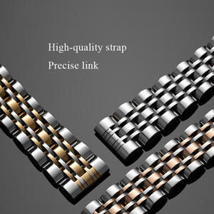 Bracelet en acier inoxydable pour <span class=keywords><strong>Samsung</strong></span> Galaxy Watch 3 41, 45mm, 22mm, 20mm, <span class=keywords><strong>S3</strong></span>, 12mm, 14mm, Amazift GTS - Product Image 4