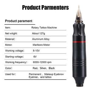 Máquina de Tatuar Profesional, Juego Completo con Motor Japonés, Pistola de Tatuar Rotativa para Artistas del Tatuaje Corporal, Suministro al por Mayor para Uso Artístico Corporal - Product Image 3
