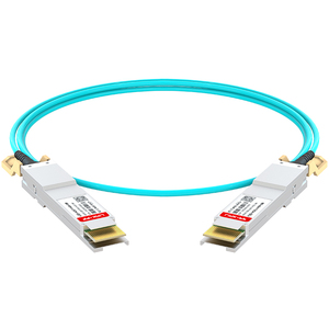 LQD-AOC11400-<span class=keywords><strong>5M</strong></span> Câble à <span class=keywords><strong>fibre</strong></span> <span class=keywords><strong>optique</strong></span> actif QSFP-DD 400G <span class=keywords><strong>5m</strong></span> 16ft Câble AOC 400G - Product Image 2