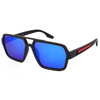 Nouvelles lunettes de soleil polarisées décontractées pour hommes, monture carrée à double faisceau, lunettes de soleil de sport transfrontalières 868 B1026