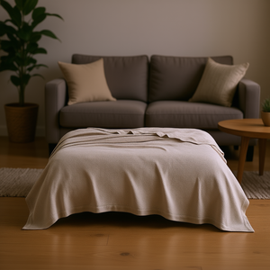 Coperta Intrecciata Semplice Rettangolare Tinta Unita per Uso Domestico Quattro Stagioni D0100H7FXW8 - Product Image 2